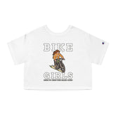 Bike Girls Like to ride the hard ones - Women's Champion Crop Top - Witty Twisters Fashions